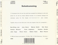 FRITZ HAUSER - 22132434141: SOLO DRUMMING - SOUNDASPECTS - 53 - CD