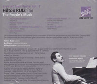 HILTON RUIZ - THE PEOPLE'S MUSIC: LIVE AT JAZZ UNITE VOL.1 - JAZZUNITE - 103 - CD