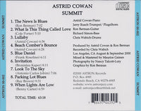 ASTRID COWAN - SUMMIT - ASTRON - 2 - CD