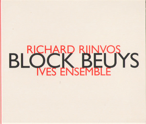 RICHARD RIJNVOS - IVES ENSEMBLE - BLOCK BEUYS - HATNOW - 147 CD