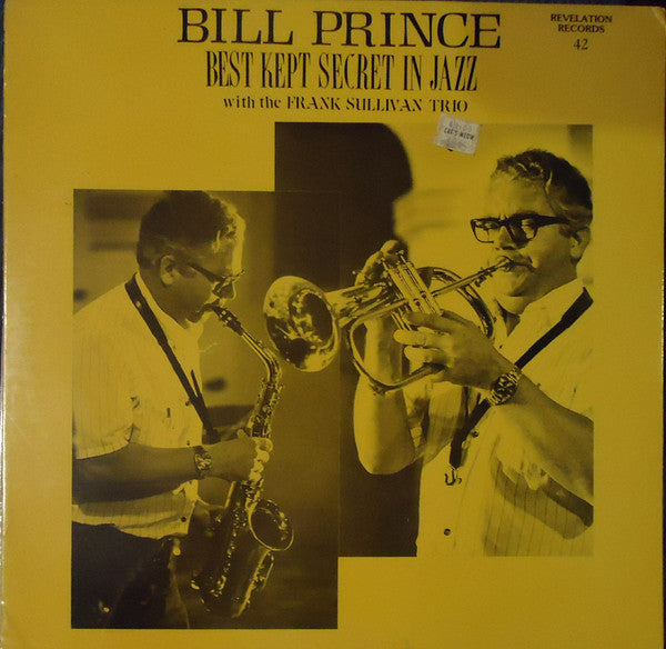 BILL PRINCE - BEST KEPT SECRET IN JAZZ - W/ Frank Sullivan Trio - REVELATION - 42 LP