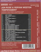 JON ROSE and VERYAN WESTON - TEMPERAMENT (2CDS) - EMANEM - 4207 - CD