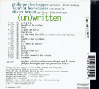 PHILIPPE DESCHEPPER - LAURENT HOEVENAERS - OLIVER BENOIT - UNWRITTEN - EMOUVANCE - 1012 - CD