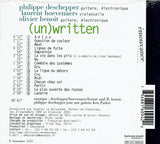 PHILIPPE DESCHEPPER - LAURENT HOEVENAERS - OLIVER BENOIT - UNWRITTEN - EMOUVANCE - 1012 - CD