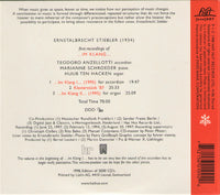 ERNSTALBRECHT STIEBLER - IM KLANG - Teodoro Anzellotti - Marianne Schroeder - Huub Ten Hacken - HATNOW - 109 CD