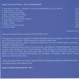 Mark Dresser - Bert Turetzky - Barre Phillips etc. - Deep Tones for Peace - Sonic Brotherhood - Kadima 31 CD