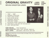 TONY BEVAN - ORIGINAL GRAVITY - INCUS - 3 - CD