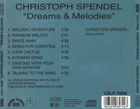 CHRISTOPH SPENDEL - DREAMS and MELODIES - BELLAPHON - 70006 - CD
