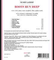 YUSEF LATEEF - ROOTS RUN DEEP - ROGUEART - 38 - CD