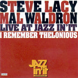 STEVE LACY - I REMEMBER THELONIOUS 6/28/92 - NELJAZZ - 959 - CD