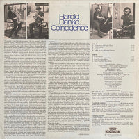 HAROLD DANKO - Tom Harrell - Rufus Reid - COINCIDENCE - DREAMSTREET - 104 - LP