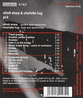 ELLIOTT SHARP AND  CHARLOTTE HUG  - PI:K - EMANEM - 4143 - CD