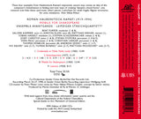 ROMAN HAUBENSTOCK RAMATI - Esemble AvantGarde conducted by Beat Furrer - MOBILE FOR SHAKESPEARE - HATNOW - 118 CD