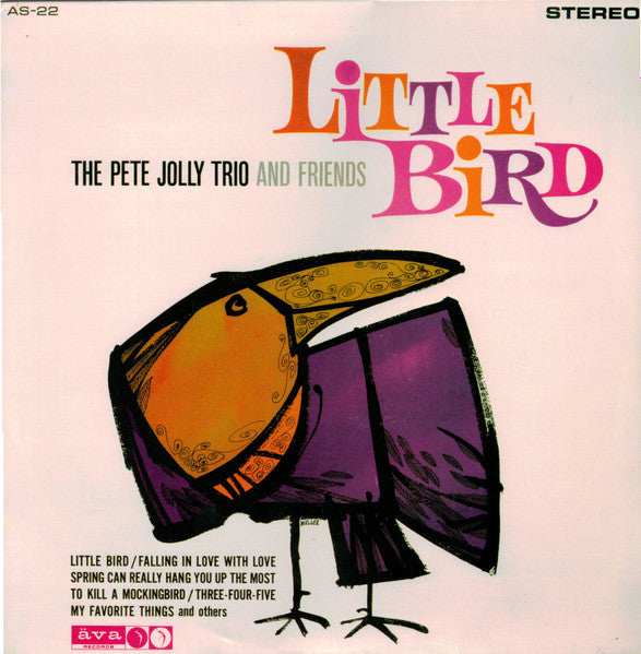 PETE JOLLY - Trio  [Chuck Berghofer - Larry Bunker-] and Friends [ Howard Roberts - Kenny Hume ]- Little Bird -  VSOP 63 LP