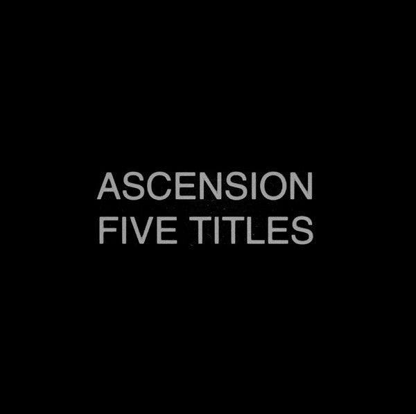 ASCENSION - FIVE TITLES - Tony Irving - Stefan Jaworzyn - SHOCK 26 CD