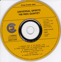 TIM RIES - UNIVERSAL SPIRITS - CRISSCROSS - 1144 - CD