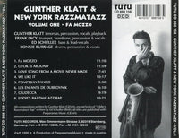 GUNTHER KLATT - Frank Lacy - Ronnie Burrage - Ed Schuller - NY RAZZMATAZZ - TUTU - 888158 - CD