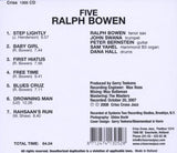 RALPH BOWEN - FIVE - CRISSCROSS - 1305 - CD