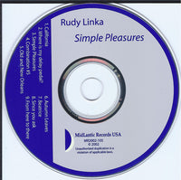 RUDY LINKA - KENNY WOLLESON - DAN FABRICATORE - SIMPLE PLEASURES - MIDLANTIC - 105 - CD