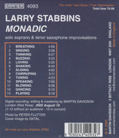 LARRY STABBINS - MONADIC - EMANEM - 4093 - CD