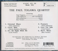 PAUL TOGAWA - 4TET - GABE BALTAZAR - 6/57 - VSOP - 51 - CD