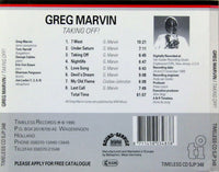 GREG MARVIN - TAKING OFF! - Tom Harrell - George Cables - Joe Locke - TIMELESS - 348 - CD