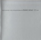 ALEX VON SCHLIPPENBACH - PIANO SOLO '77 - FMP - 129 - CD