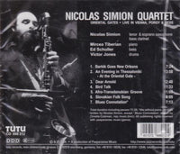 NICOLAS SIMION - ORIENTAL GATES LIVE - TUTU - 888212 - CD