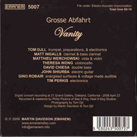 GROSSE ABFAHRT - VANITY - EMANEM - 5007 - CD