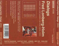 FRED LONBERG HOLM - DIALOGS - EMANEM - 4109 - CD
