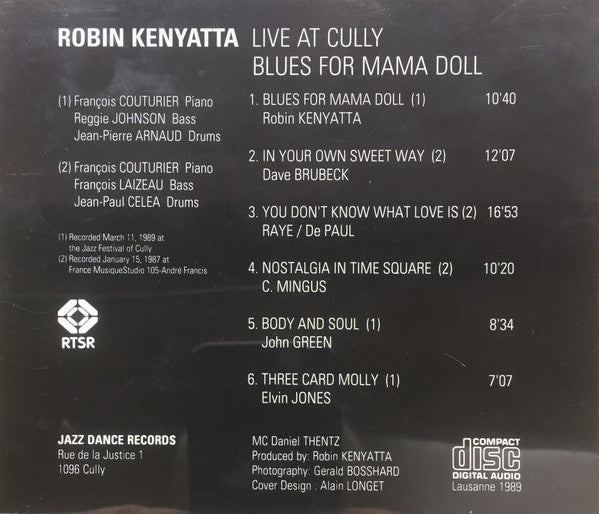 ROBIN KEYATTA - BLUES FOR MAMA DOLL - Live at Cully - 4tet - JazzDance ...