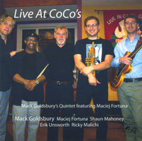 Mack Goldsbury Quintet - Live at CoCo's - CJR 1245