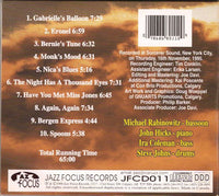 MICHAEL RABINOWITZ - GABRIELLE'S BALLOON - JAZZFOCUS - 11 - CD