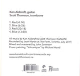 KEN ALDCROFT AND SCOTT THOMSON - RED & BLUE - TRIO  - 21 CD