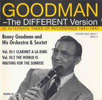 Benny Goodman ‎– The Different Version, Vol. III 1941 - 1942 Phontastic 8823 [2 CD set]