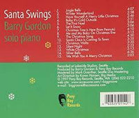 Barry Gordon - Santa Swings - solo piano - PonyBoy 50114 Cd