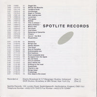 CHARLIE PARKER - The Dial Masters Original Choice Takes - Spotlite 109 CD [2 CD set]