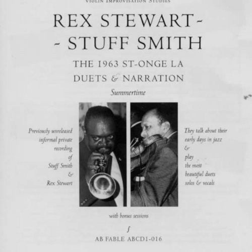 REX STEWART - SUMMERTIME: DUETS + NARRATION 1963 ST-ONGE - AB FABLE - 16 - CD