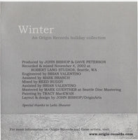 Hans Teuber - Dave Peterson - Jeff Johnson - John Bishop - WINTER an Origin Records Holiday Collection - Origin 82408 CD