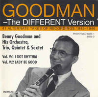 Benny Goodman ‎– The Different Version, Vol. 5 - 1945 - 1946 PHONTASTIC 8825 [2 CD SET]