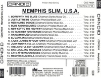 MEMPHIS SLIM - TRIBUTE TO BIG BILL BROONZY - CANDID - 79023 - CD