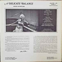 Marian McPartland - A Delicate Balance - Halcyon 105 LP