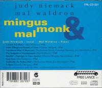 Judy Niemack and Mal Waldron - Mingus Monk and Mal - Freelance 21 CD