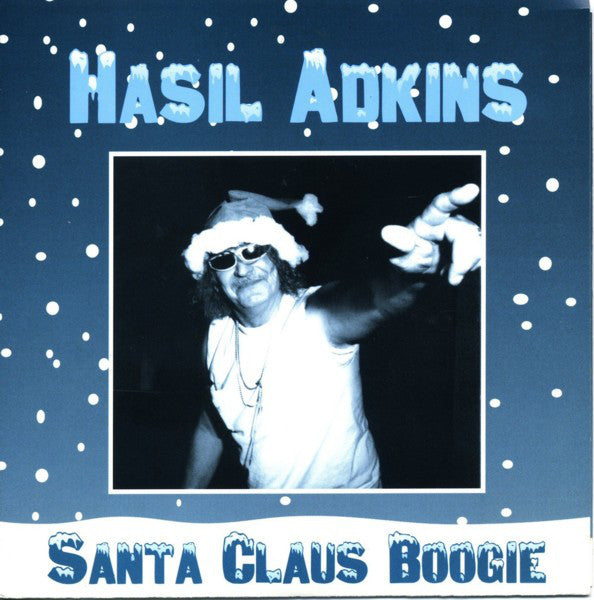 Hasil Adkins ‎– Santa Claus Boogie/ Blue Christmas - 45 RPM [ 7" RED vinyl] - Norton 45-022 vinyl
